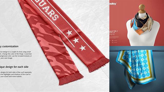 4957+ Free Scarf Mockup Easy-to-Edit Photoshop Freebie