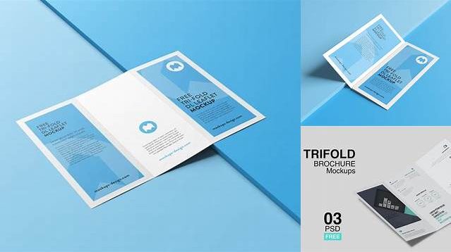 4960+ Folder 3 Dobras Mockup PSD Free Download