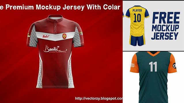 4968+ Mockup Jersey Corel Premium Quality Freebie