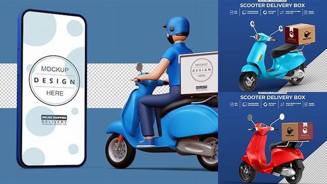 497+ Motorcycle Delivery Mockup Download Professional PSD