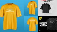 4974+ Oversized T-shirt Mockup Psd Free Mockup PSD