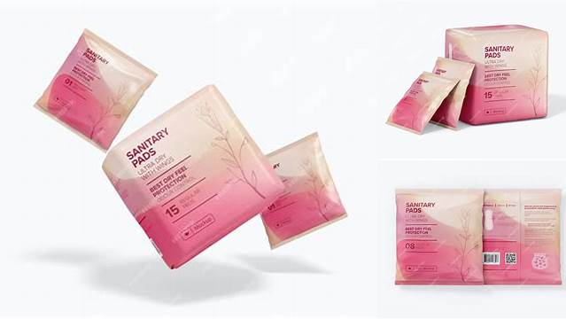 498+ Sanitary Pad Mockup Free PSD