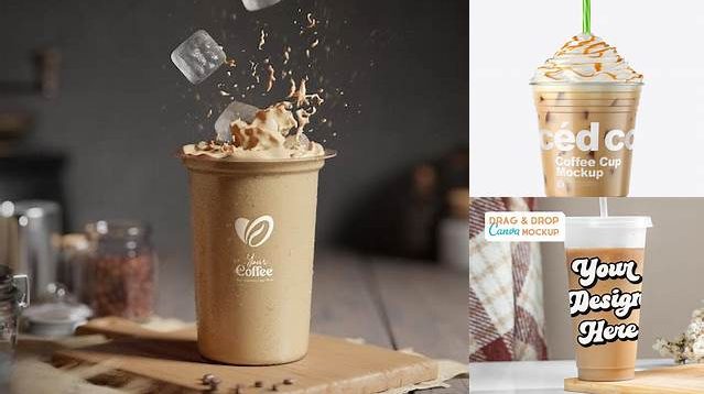 4980+ Ice Coffee Cup Mockup Digital Download