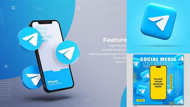 4981+ Mockup Telegram Stylish PSD for Free