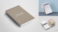 5009+ Mockup Notepad Exclusive Free PSD