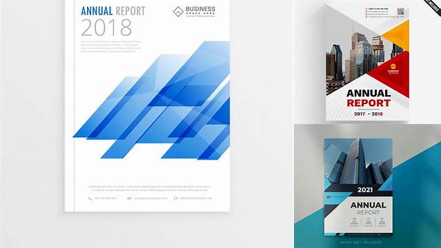 5011+ Annual Report Mockup Smart PNG Image