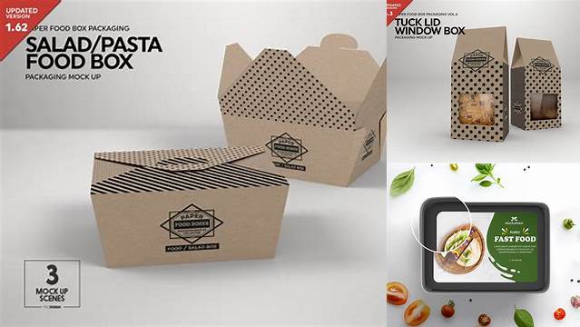 5013+ Mockup Food Box High-Quality Creative PSD