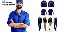 5014+ Staff Uniform Mockup Free Digital Download