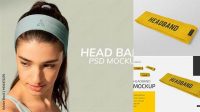 5029+ Headband Mockup High-End Creative PSD Template