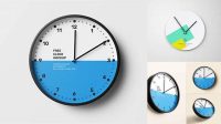 5045+ Free Clock Mockup Creative PSD Resources