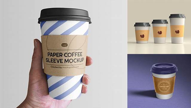 5046+ Cupsleeve Mockup Best Free Mockup PSD