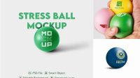 5049+ Stress Ball Mockup Free Download Customizable PSD