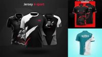 5050+ Esport Jersey Mockup PSD Free Download