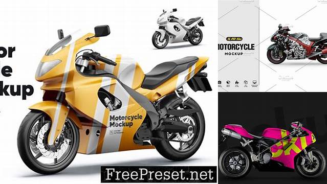 5051+ Motorcycle Mockup Smart Layer PSD