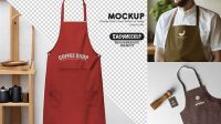 5063+ Coffee Apron Mockup High Resolution