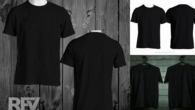 5071+ Download Mockup Kaos Hitam Polos Depan Belakang Psd PSD Download