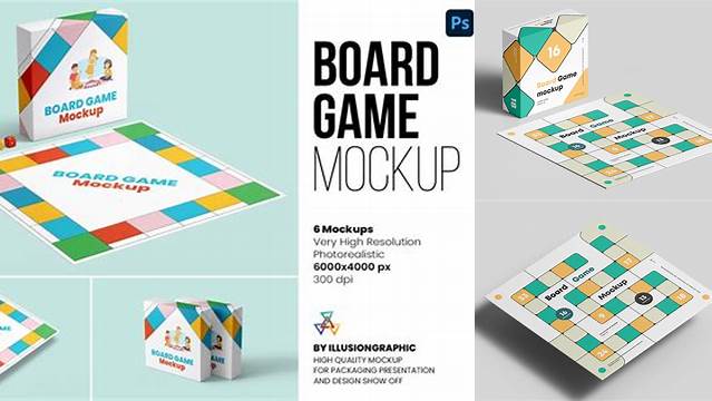 5072+ Board Game Mockup PSD Download