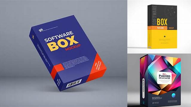 5075+ Software Box Mockup Generator Free Customizable PSD Templates