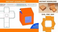 5075+ Square Cake Box Template Download Free