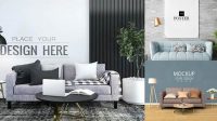 5078+ Furniture Mockup Free PSD Mockup Resource