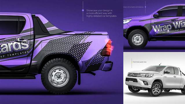 5084+ Mockup Hilux Best for Showcase