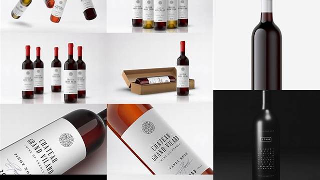 509+ Wine Bottle Mockup Graphicburger Professional PSD Mockup