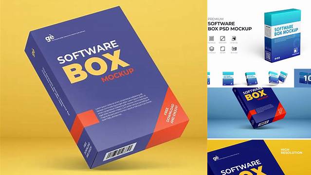 5096+ Software Box Mockup Digital Download