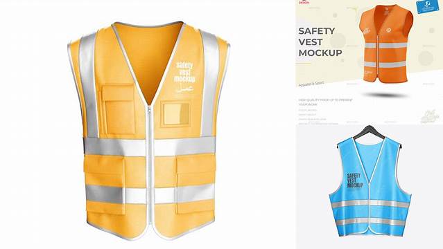 5097+ Safety Vest Mockup Free PSD