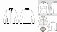 5100+ Trucker Jacket Mockup Include TIFF