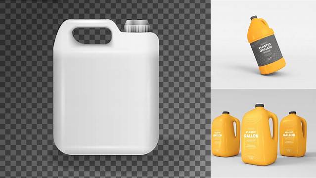 5107+ Gallon Mockup Free Easy-to-Edit PSD