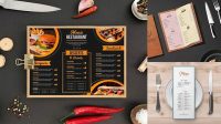 5111+ Menu Mock Up Editable PSD File