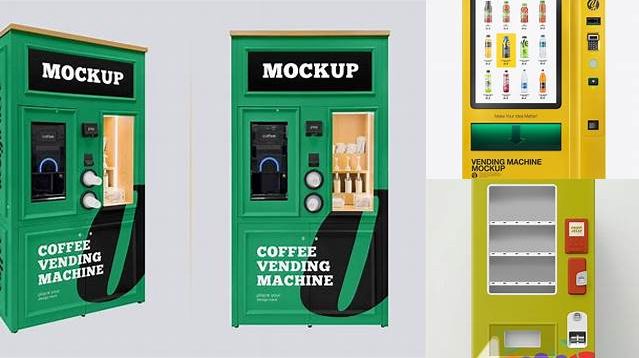 5113+ Vending Machine Mockup Free Mockup PSD