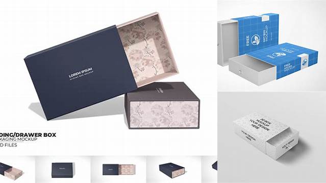 5120+ Drawer Box Mockup High Resolution