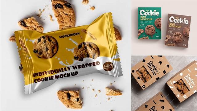 5127+ Cookie Packaging Mockup Free Editable PSD File