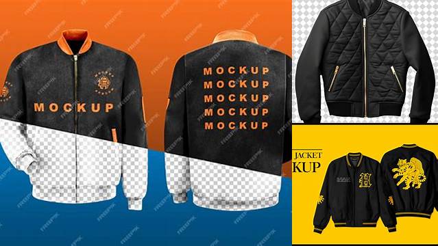 5128+ Bomber Jacket Mockup Free Psd Smart PNG Image