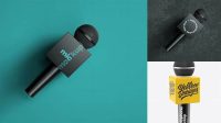 513+ Microphone Mockup Free PSD for Creative Projects