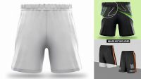 5133+ Soccer Shorts Mockup Editable PSD File