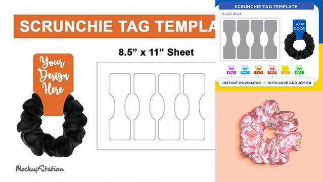 5139+ Scrunchie Tag Template Free PSD