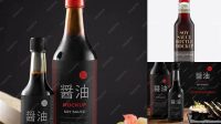 5150+ Soy Sauce Bottle Mockup Free Digital Download