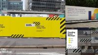 5153+ Construction Hoarding Mockup Free Creative PSD Resources