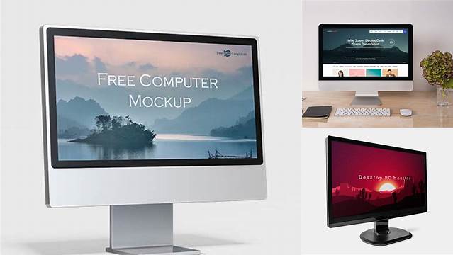 5155+ Psd Computer Mockup Photoshop Freebie