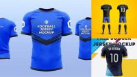 516+ Mockup T-shirt Football Free Free Editable PSD