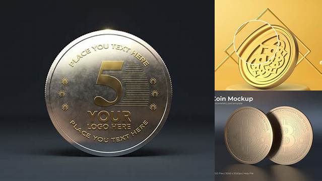 5160+ Coin Mockup Psd Digital Download