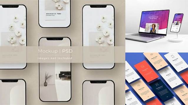 5166+ Desktop Mobile Mockup PSD Free Download