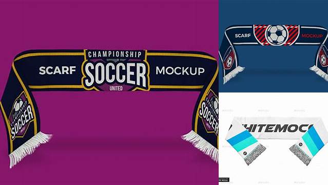 5169+ Sport Scarf Mockup High-Quality PSD Files