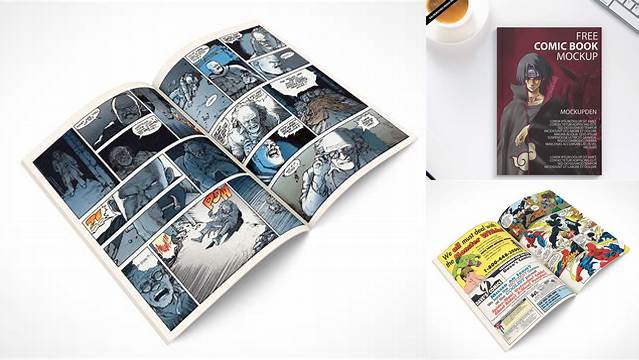 5173+ Comic Book Mockup Free PSD Free Download