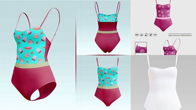 5180+ Swimsuit Mockup Free PSD Mockup Resource