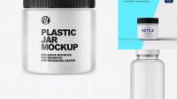 5188+ Clear Plastic Jar Mockup Download Free