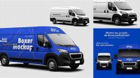 519+ Peugeot Boxer Mockup Best for Showcase