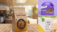 5190+ Lunch Box Mockup Easy Editable